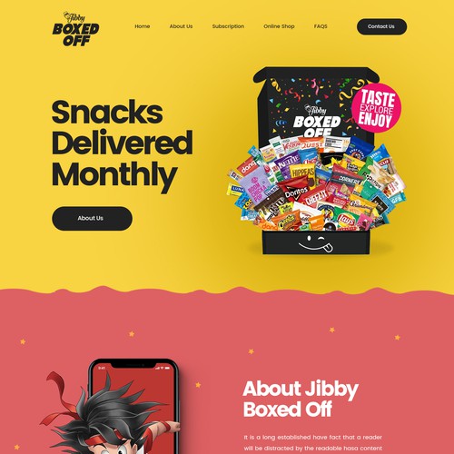 The Worlds Best Snack Subscription Box Design by unbox.style⚡️