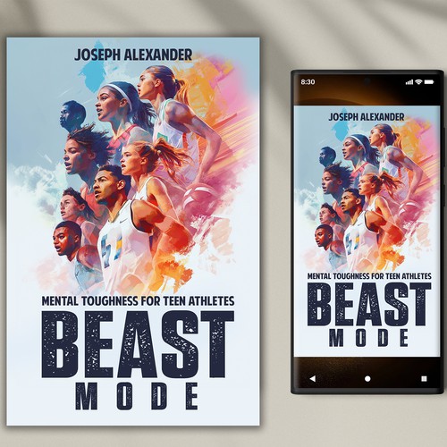 Beast Mode - Book cover design for teen mental toughness Design by Minimal Work