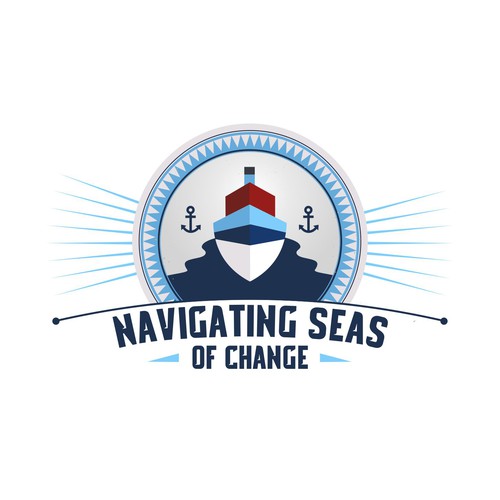 Nautical themed conference logo! Design by Harleen™