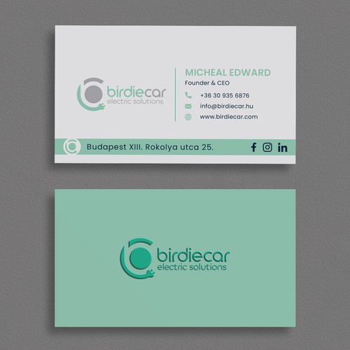 business card for company called birdie Design by moshiur008