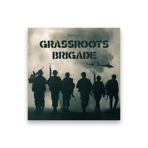 Cover Art for Military Veteran Podcast Design by Amit.J