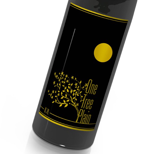 One Tree Plain wine label Réalisé par D'D Design