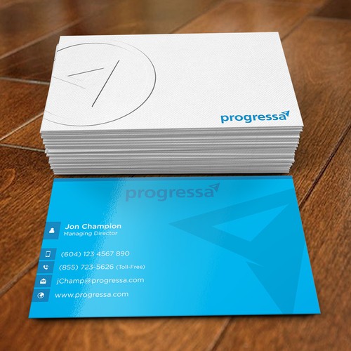 Business cards for Canadian financial institution Diseño de dkuadrat™