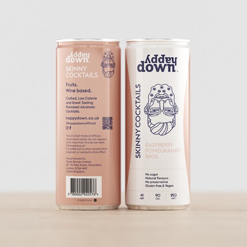 Premium Slim Can Packaging Design for a Global Award Winning Premixed Alcoholic Cocktail Brand Design by eolinart