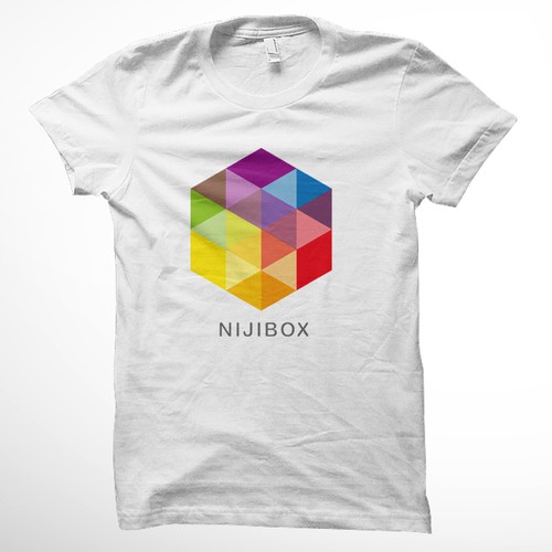 "WANTED: T-shirt design for NIJIBOX / NIJIBOXのためにTシャツをデザインしてください！" ganador Camiseta por deleted-2302708