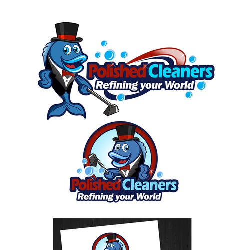 Design a simple yet bold carpet cleaning logo that is eye catching on side of a van. Design by yase