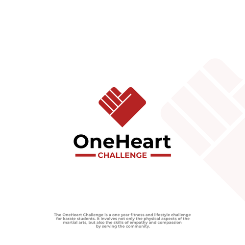 Heart/Fist Logo for a community service/fitness project Design by MJTB™