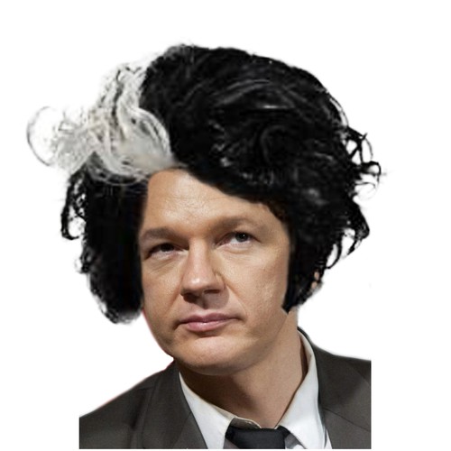 Design the next great hair style for Julian Assange (Wikileaks) Design por ceciliap