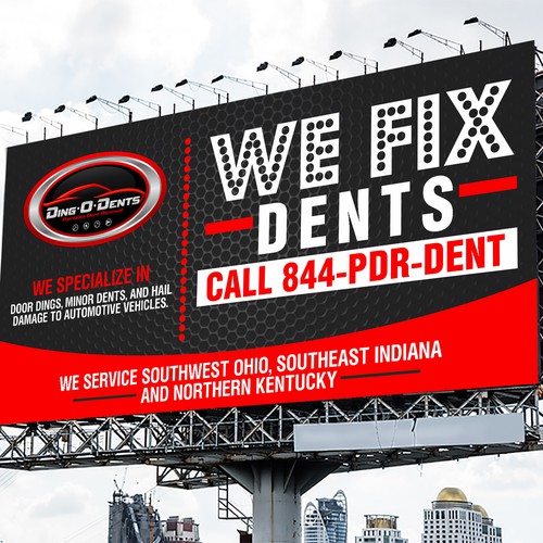 We Fix Dents banner Design by monodeepsamanta