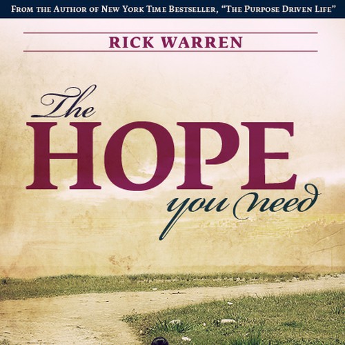 Design Rick Warren's New Book Cover Design réalisé par MADNIAC