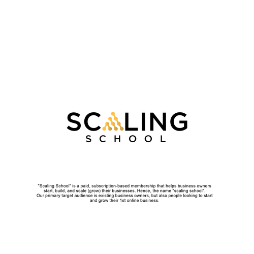 Design A Logo + Brand Guide For The "Scaling School" Diseño de rollas.sign