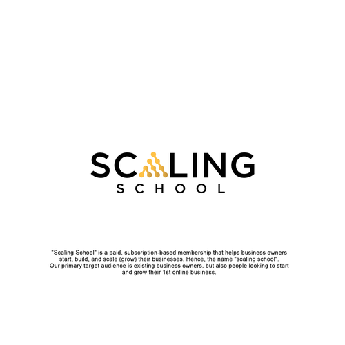 Design A Logo + Brand Guide For The "Scaling School" Design by rollas.sign