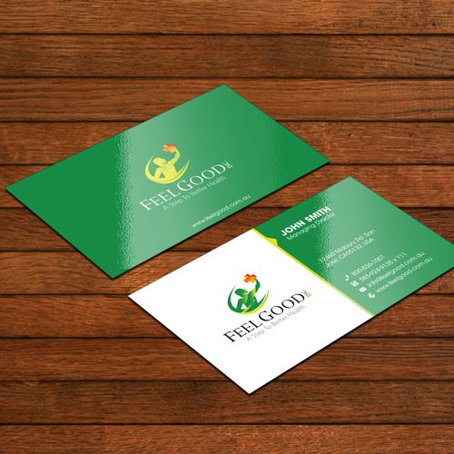 A Step To Better Health - Business card for the medical industry Design by FK_Designs