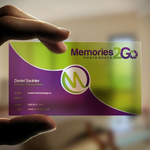 Create a business card for Luxurious Photo Booth Rentals! Design by N.Rc