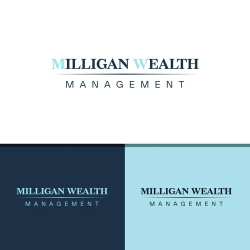 Simple elegant logo to attract clients for wealth manager Design by Wajahat_designs