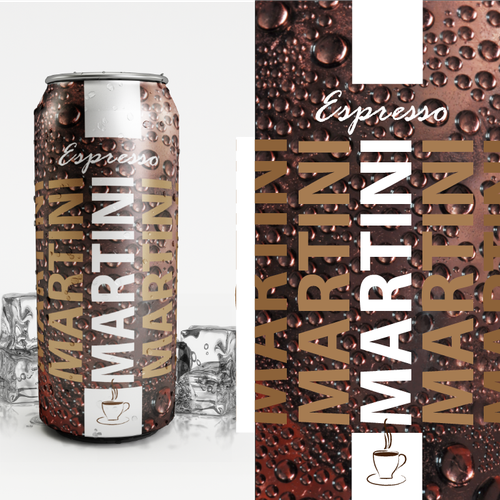 Logo / Product Design for new Espresso Martini beverage Design by morgan marinoni