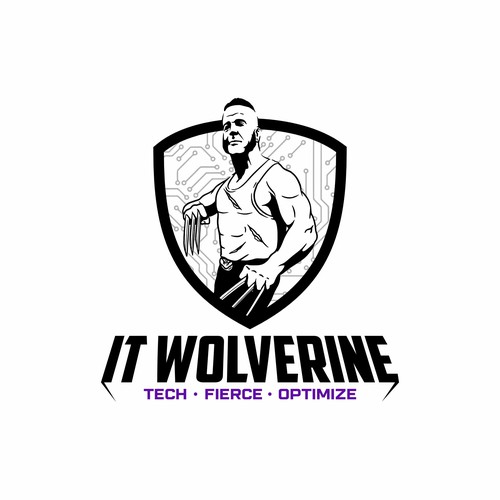 Designs | Aggressive logo for IT Wolverine: Tech pro turned health ...