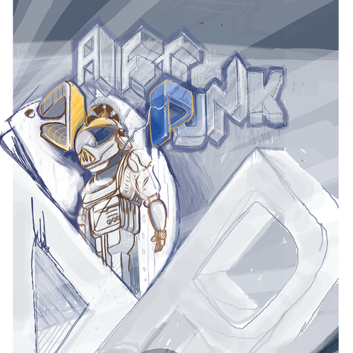 99designs community contest: create a Daft Punk concert poster Design by Rakocevic Aleksandar