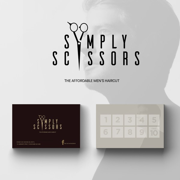 Design by jesusimaz titled "logo for a mens hairdresser"