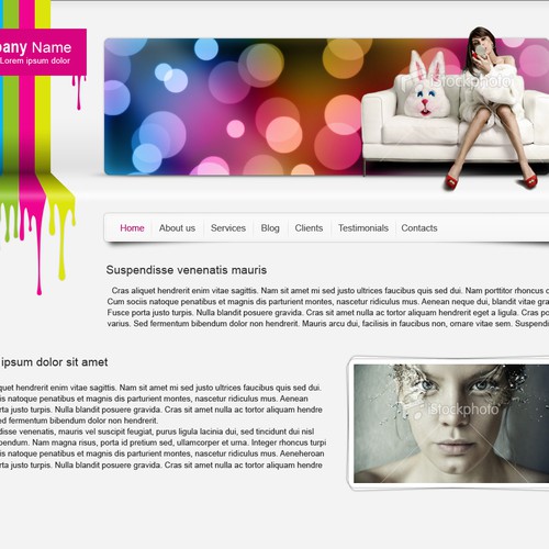 1-3 Page Website Template Design von kpp0209