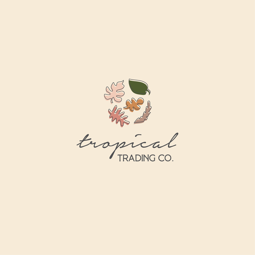 a tropical plant company- design a modern/elegant and new age logo with an Antique touch for Design by red lapis