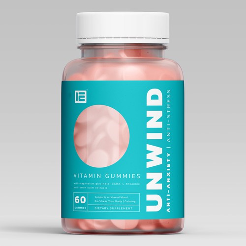 Trendy Supplement Brand Label Design Design by MKaufhold