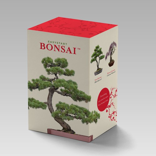 Design Box for a Bonsai Tree Starter Kit Design by Luko