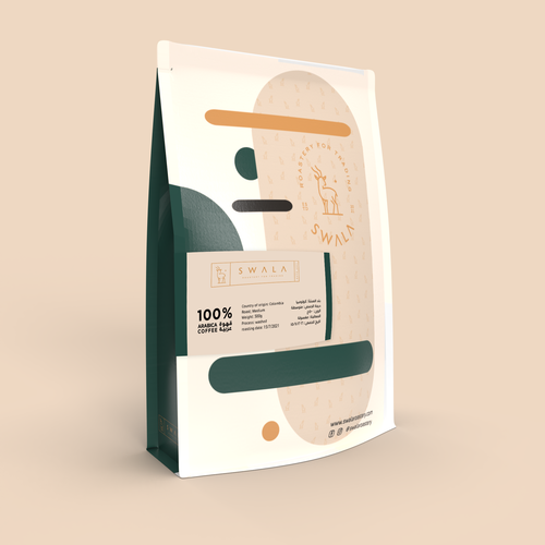 We’re looking for a beautiful coffee bag design! Design by MdHak