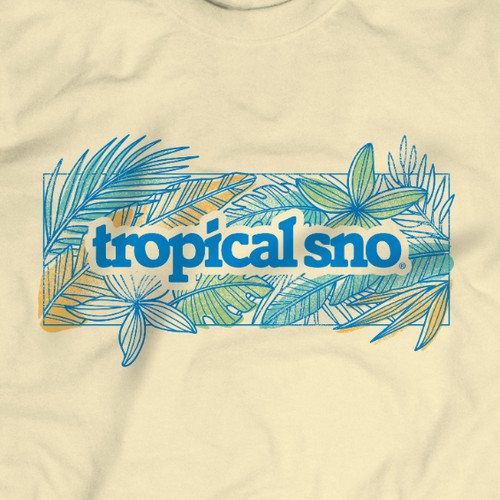 Tropical T-Shirt Design Design by Ibtar