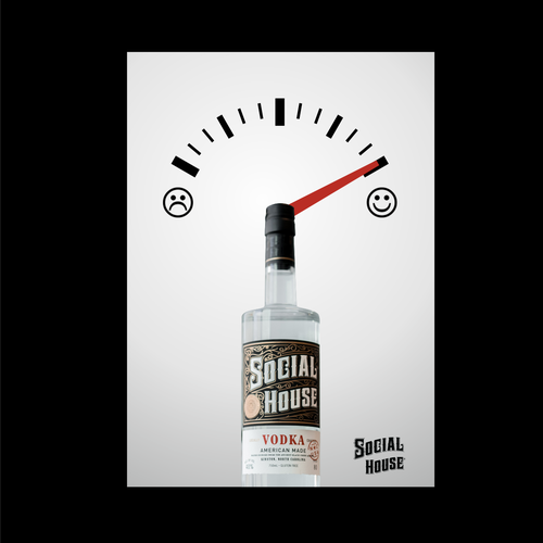 Seeking  Creative Ad for Premium Vodka!! Design réalisé par CREATIVE NINJA ✅