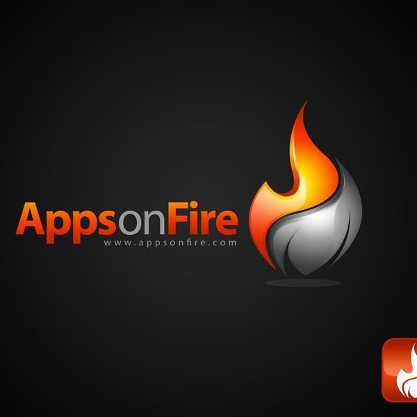 Logo Ip With Flame