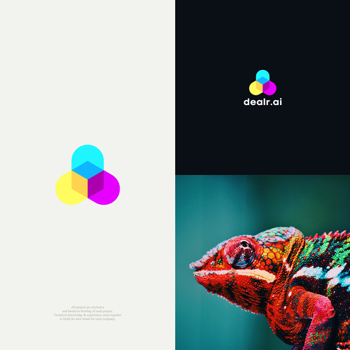 Create a simple and techy logo for a new AI product for dealr.cloud - dealr.ai Diseño de vulv