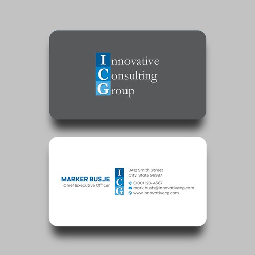 Design di ICG Business Cards di Shila Rani Das