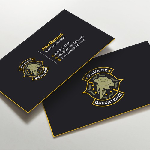 Business Card & Letterhead for Armed Security Agency Design by LAXMI DESIGNHUB