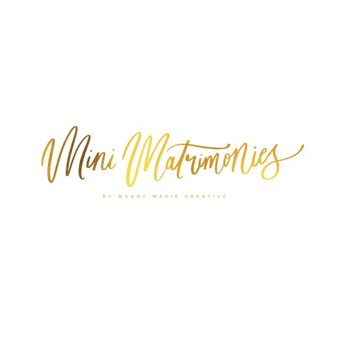 Mini Matrimonies Logo Needed For Micro Wedding Ceremonies! Design by Abby Lim