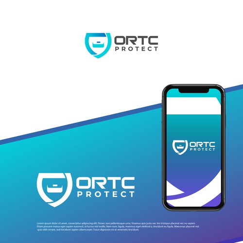 ORTC Protect Logo Design by Combain Creatives UA