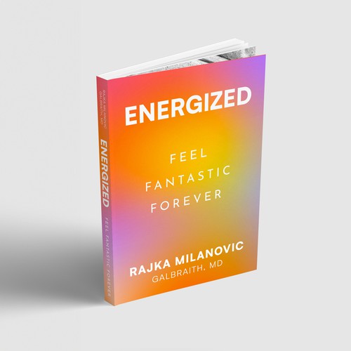 Design a New York Times Bestseller E-book and book cover for my book: Energized Diseño de ⚡️Cre8iveMind⚡️