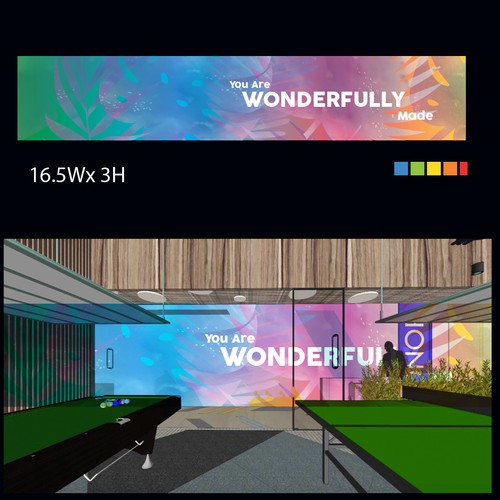 Designs | Interior wall design for an office | Illustration or graphics