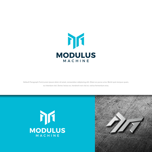 Machine Shop logo that communicates Quality, Dependability, Excellence, Seriousness Design by nazh