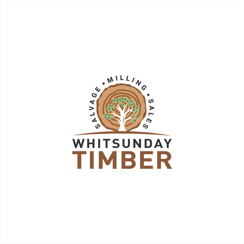 Captivating logo for environmentally friendly timber mill and timber sales Design by R i z k y  Jaya❤