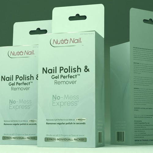 Nutra Nail Gel Remover Design by A2Z ♈︎BRANDING♈︎©