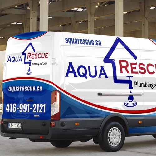 Aquarescue Van Wrap Design by J.Chaushev