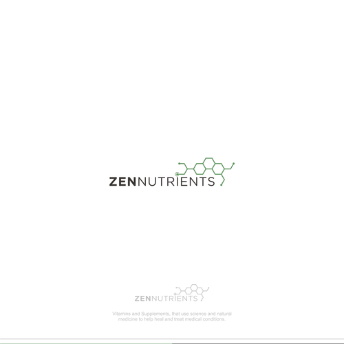 When science and nature collide.....need a modern zen nutrients supplement brand logo. Design by SS_STUDIO