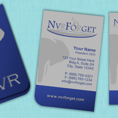 Create the next logo for Nvr Forget Design by TaChet