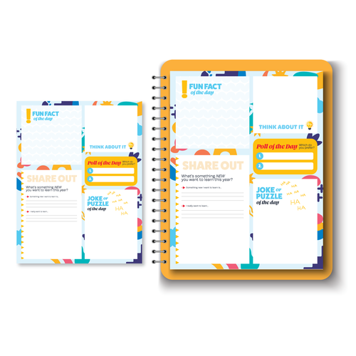 Design a worksheet template for children's activity book Design by KariJeaux