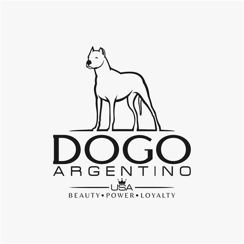 Dogo argentino logo, Logo & social media pack contest