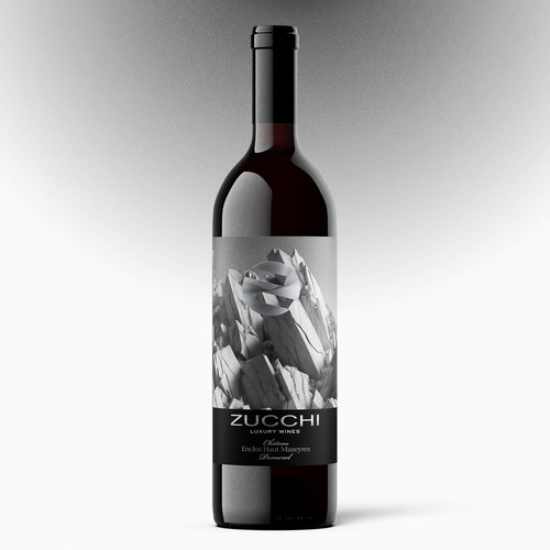 Designs | Personalized wine bottle label for a natural stone design ...