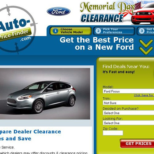 Help an Automotive Website with a new landing page ad Diseño de equinox™