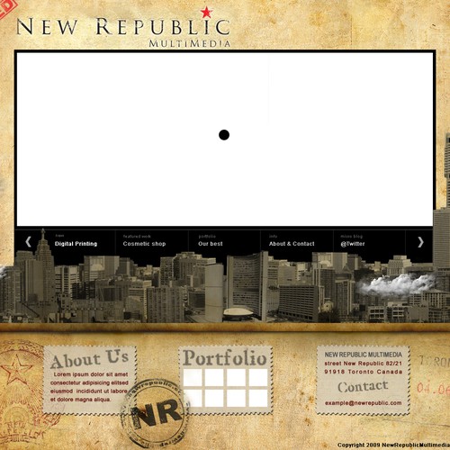 Media Companies New Design. PSD Only! Design by neboica