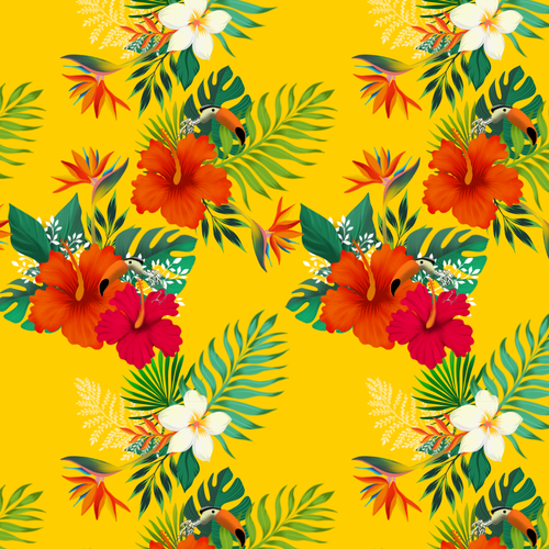 Tropical Fabric Print - Textile Designers & Illustrators Los Angeles fashion brand needs your designs Design by ash00 Designs